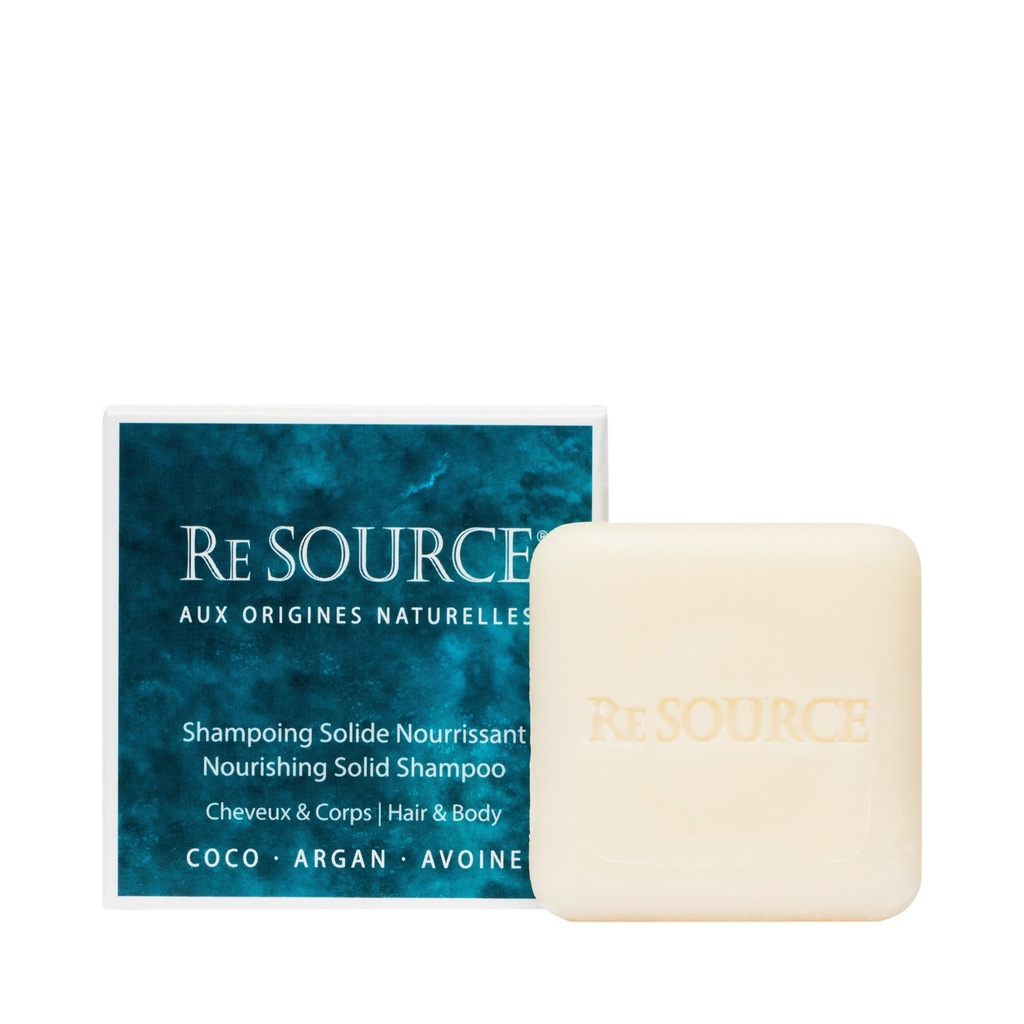 RE SOURCE Shampoing Solide pour cheveux et corps 15g (1)