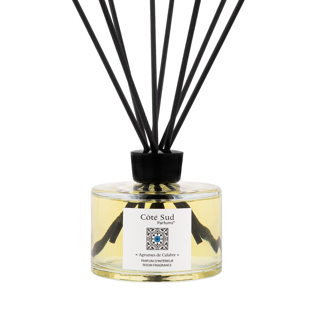 Côté Sud Parfums "Agrumes de Calabre" Reed diffusers for hôtels offered with refills